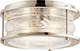 Kichler 42910PN Ashland Bay Two Light Flush Mount, Polished Nickel Alternate Image.jpg