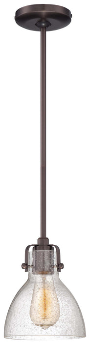 Minka-Lavery 2244-267C One Light Mini Pendant, Dark Brushed Bronze (Plated) Main Image.jpg