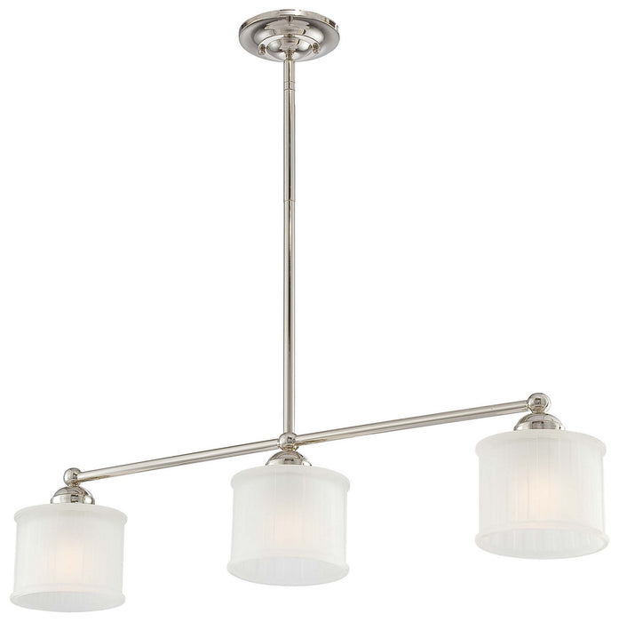 Minka-Lavery 1734-613 1730 Series Three Light Island Pendant, Polished Nickel Alternate Image.jpg