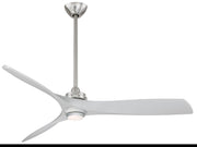 Minka-Aire F853L-BN/SL Aviation LED 60" Ceiling Fan, Brushed Nickel W/ Silver Alternate Image 2.jpg