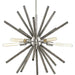 Progress P400270-009 Thorpe Collection Five-Light Brushed Nickel Mid-Century Modern Style Chandelier Light Alternate Image.jpg