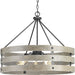 Progress P500090-143 Gulliver Collection Five-Light Graphite Coastal Pendant Light Alternate Image.jpg