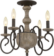 Quoizel CS1718RK Castile Four Light Semi-Flush Mount, Rustic Black Alternate Image 4.jpg
