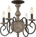 Quoizel CS1718RK Castile Four Light Semi-Flush Mount, Rustic Black Alternate Image 4.jpg