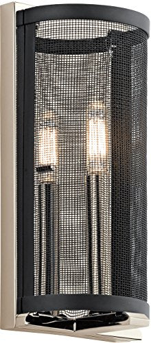 Kichler 43716PN Titus One Light Wall Sconce, Polished Nickel Alternate Image.jpg