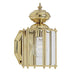 Generation Lighting 8507-02 Classico One Light Outdoor Wall Lantern, Polished Brass Alternate Image.jpg