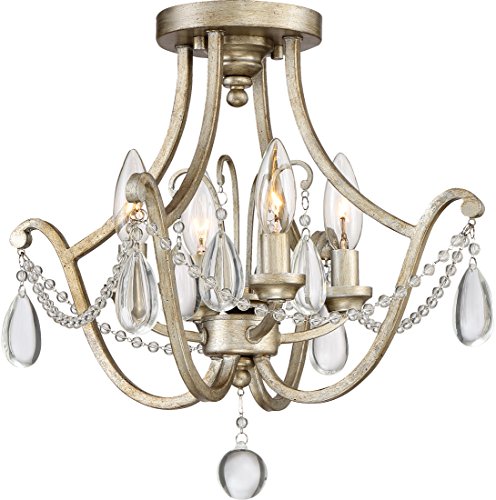 Quoizel REG1716VG Regent Four Light Semi-Flush Mount, Vintage Gold Alternate Image.jpg