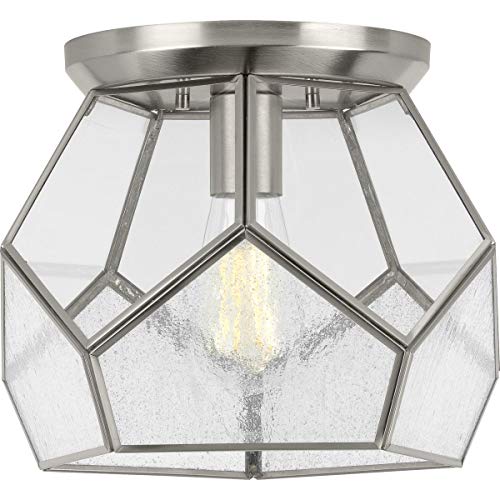 Progress P3868-09 Cinq Collection Brushed Nickel One-Light 12" Flush Mount Alternate Image.jpg