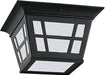 Generation Lighting 79131EN3-12 Herrington Two Light Outdoor Flush Mount, Black Alternate Image.jpg