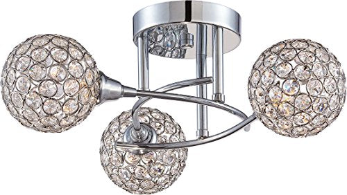 Quoizel PCSR1716C Shimmer Three Light Semi-Flush Mount, Polished Chrome Alternate Image.jpg