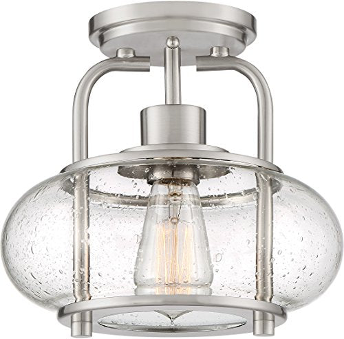 Quoizel TRG1710BN Trilogy One Light Semi Flush Mount, Brushed Nickel Alternate Image.jpg