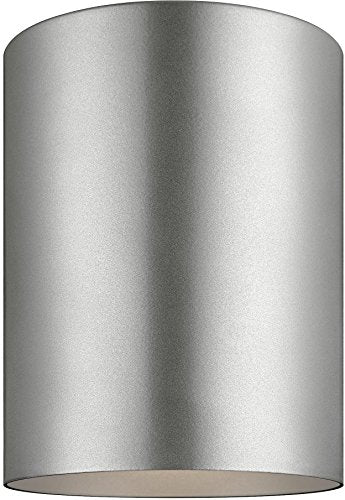 Visual Comfort Studio 7813897S-753 Outdoor Cylinders LED Flush Mount, Painted Brushed Nickel Alternate Image.jpg