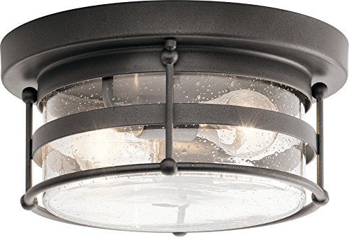 Kichler 49965AVI Mill Lane Two Light Outdoor Ceiling Mount, Anvil Iron Alternate Image.jpg