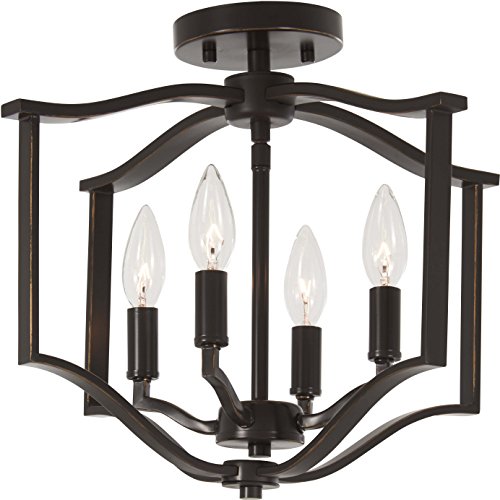 Minka-Lavery 4656-579 Elyton Four Light Semi Flush Mount, Downton Bronze With Gold Highlights Alternate Image.jpg