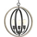 Progress P500093-143 Conestee Collection Three-Light Graphite Farmhouse Pendant Light Alternate Image.jpg