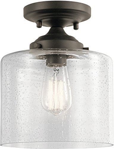 Kichler 44033OZ Winslow One Light Semi Flush Mount, Olde Bronze Alternate Image 3.jpg