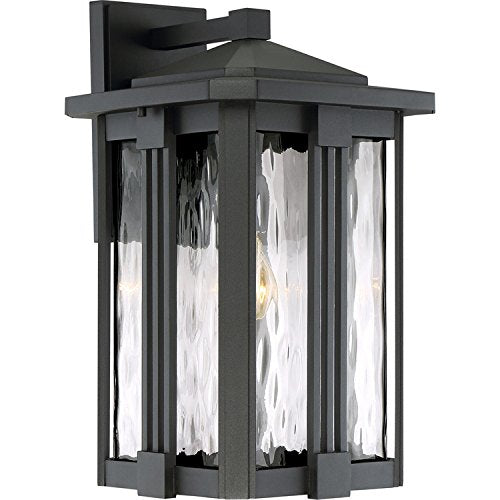 Quoizel EVG8411EK Everglade One Light Outdoor Wall Lantern, Earth Black Alternate Image 4.jpg