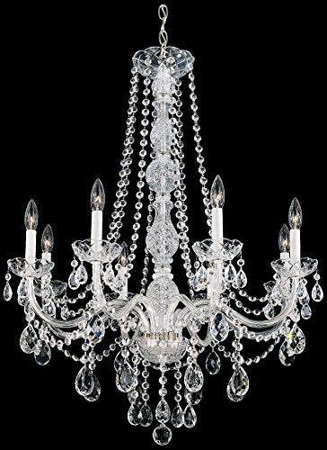 Schonbek 1305-40H Arlington Eight Light Chandelier, Silver Alternate Image 3.jpg