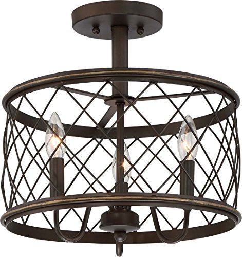 Quoizel RDY1714PN Dury Three Light Semi-Flush Mount, Palladian Bronze Alternate Image.jpg