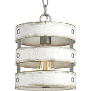 Progress P500022-141 Gulliver Collection One-Light Galvanized Finish Coastal Pendant Light Alternate Image.jpg