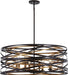 Minka-Lavery 4677-111 Vortic Flow Eight Light Pendant, Dark Bronze w/Mosaic Gold Alternate Image.jpg