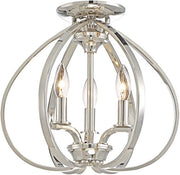 Minka-Lavery 4983-613 Tilbury Three Light Semi Flush Mount, Polished Nickel Alternate Image.jpg