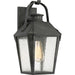 Quoizel CRG8408MB Carriage One Light Outdoor Wall Lantern, Mottled Black Alternate Image 4.jpg