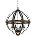 Quoizel SRN5208MK Siren Eight Light Foyer Pendant, Marcado Black Alternate Image.jpg