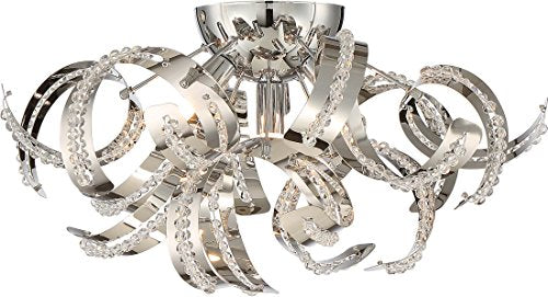 Quoizel RBN1616CRC Ribbons Four Light Flush Mount, Crystal Chrome Alternate Image.jpg