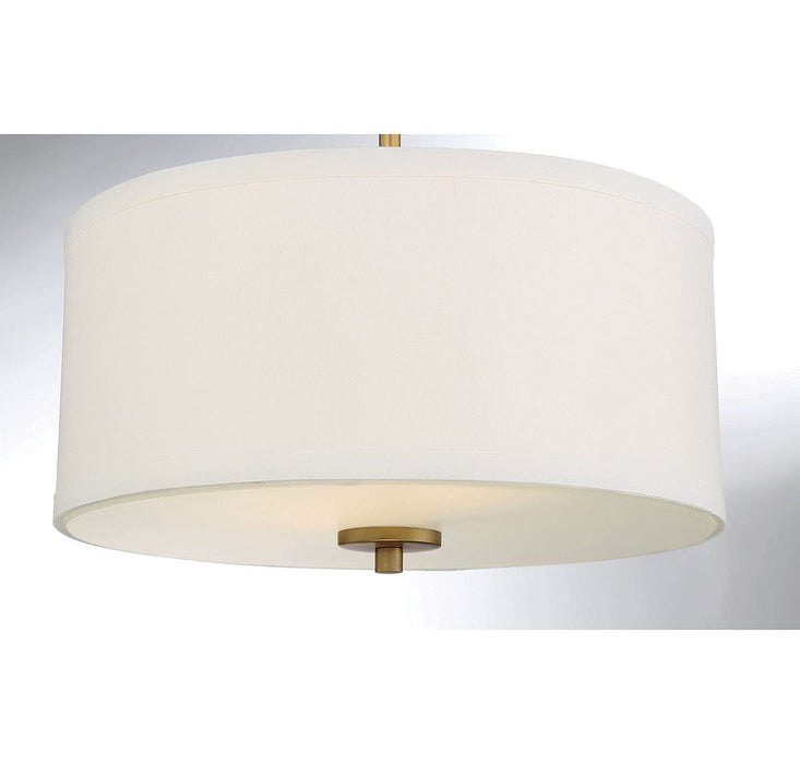 Shoppers Lighting SH60008NB Charlotte Two Light Semi-Flush Mount, Natural Brass Alternate Image.jpg