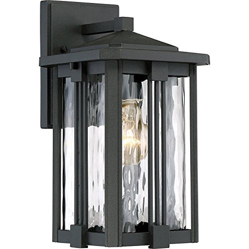 Quoizel EVG8409EK Everglade One Light Outdoor Wall Lantern, Earth Black Alternate Image 4.jpg