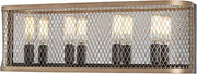Minka-Lavery 4684-107 Marsden Commons Four Light Bath, Smoked Iron W/Aged Gold Alternate Image.jpg
