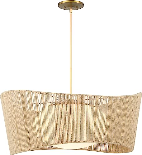 Minka-Lavery 6577-695 Key Largo One Light Pendant, Soft Brass Alternate Image.jpg