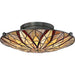 Quoizel TFVY1400VA Victory Two Light Flush Mount, Valiant Bronze Alternate Image.jpg