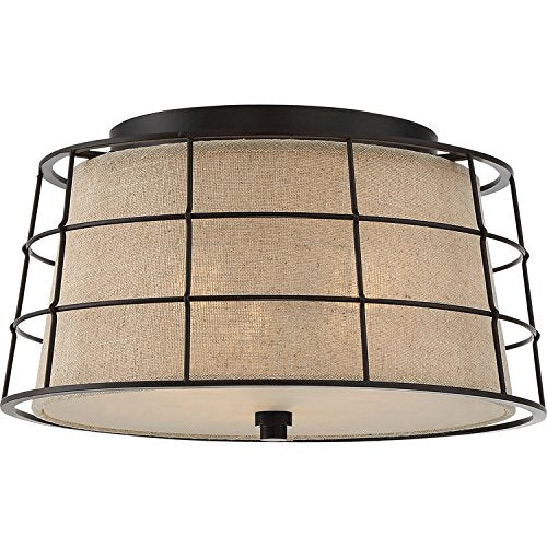 Quoizel LND1616MC Landings Three Light Flush Mount, Mottled Cocoa Alternate Image.jpg