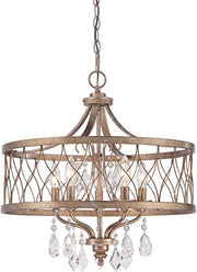 Minka-Lavery 4404-581 West Liberty Five Light Chandelier, Olympus Gold Alternate Image 2.jpg