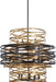 Minka-Lavery 4679-111 Vortic Flow 18 Light Chandelier, Dark Bronze w/Mosaic Gold Alternate Image.jpg