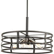Progress P500012-143 Remix Collection Four-Light Graphite Global Pendant Light Alternate Image.jpg