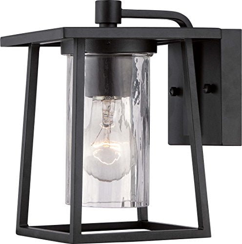 Quoizel LDG8406K Lodge One Light Outdoor Wall Lantern, Mystic Black Alternate Image 4.jpg