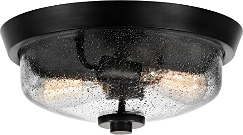 Quoizel QF3414EK Radius Two Light Flush Mount, Earth Black Alternate Image 3.jpg