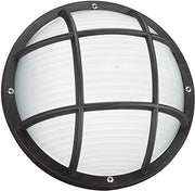 Generation Lighting 89807EN3-12 Bayside One Light Outdoor Wall / Ceiling Mount, Black Alternate Image.jpg