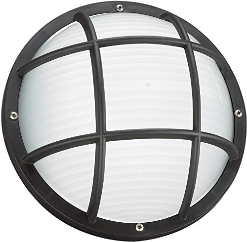 Generation Lighting 89807EN3-12 Bayside One Light Outdoor Wall / Ceiling Mount, Black Alternate Image.jpg