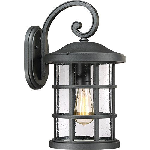 Quoizel CSE8410EK Crusade One Light Outdoor Wall Lantern, Earth Black Alternate Image 4.jpg