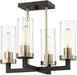 Minka-Lavery 3049-560 Ainsley Court Four Light Semi Flush Mount, Aged Kinston Bronze w/Brushed Brass Alternate Image.jpg