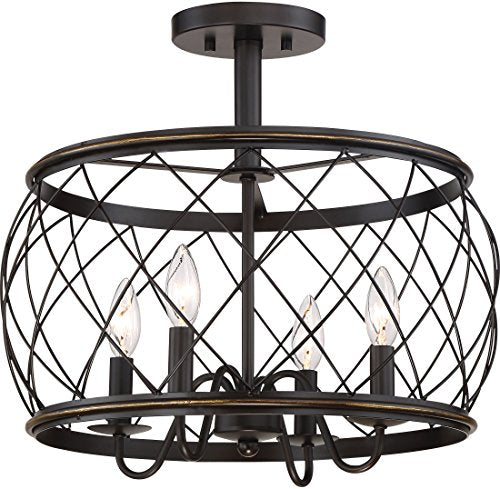 Quoizel RDY1717PN Dury Four Light Semi-Flush Mount, Palladian Bronze Alternate Image.jpg