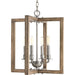 Progress P4760-141 Turnbury Collection Four-Light Galvanized Finish Coastal Chandelier Light Alternate Image.jpg