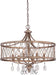 Minka-Lavery 4406-581 West Liberty Six Light Chandelier, Olympus Gold Alternate Image 2.jpg