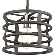 Progress P500010-143 Remix Collection One-Light Graphite Global Pendant Light Alternate Image.jpg