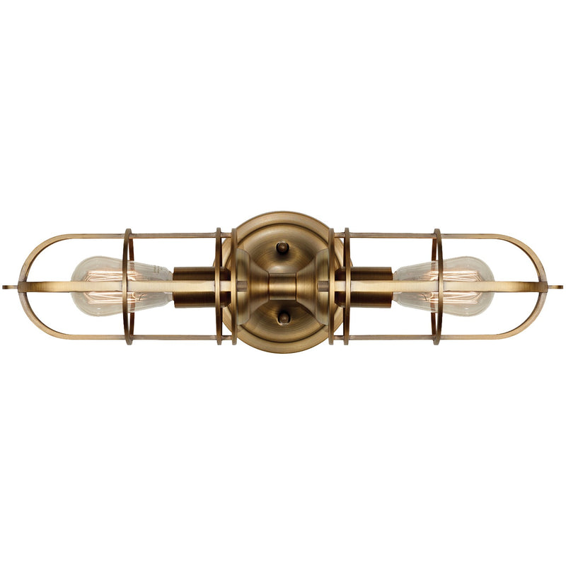 Generation Lighting WB1704DAB Urban Renewal Two Light Wall Bracket, Dark Antique Brass Main Image.jpg