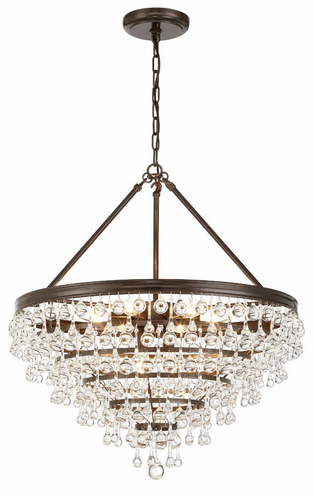 Crystorama 137-VZ Calypso Eight Light Chandelier Vibrant Bronze Main Image.jpg
